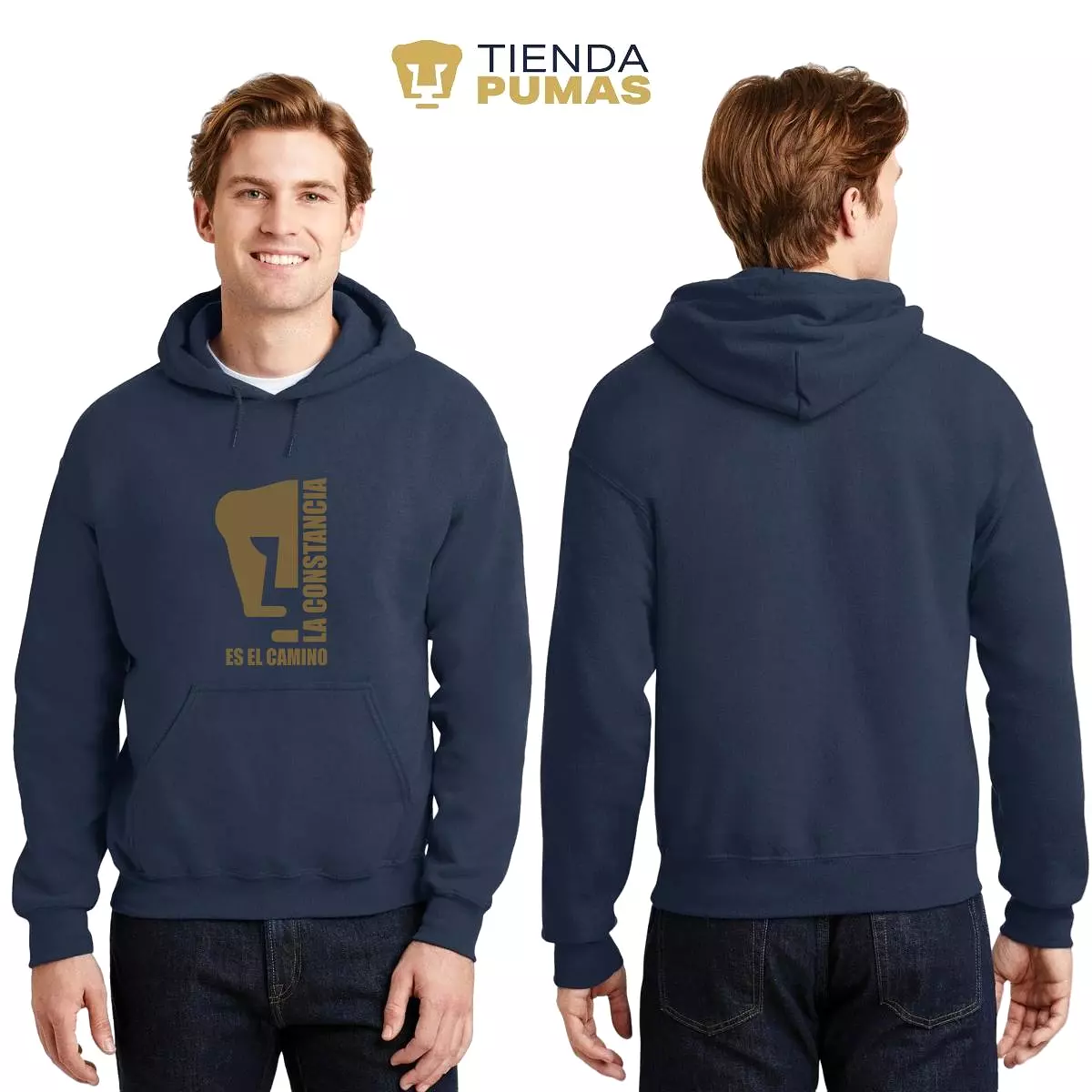 Sudadera Hombre Hoodie  Pumas UNAM La constancia