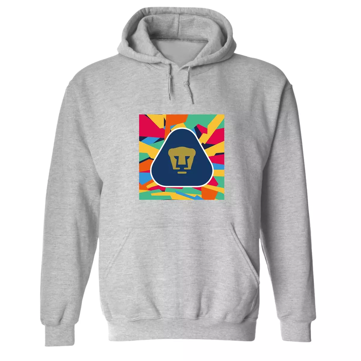 Sudadera Hombre Hoodie  Pumas UNAM Logo Multicolor