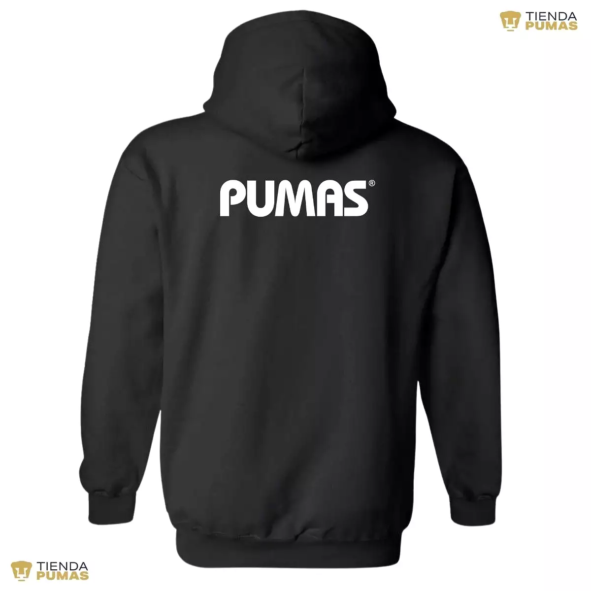 Sudadera para Hombre Hoodie Pumas UNAM Logo Blanco