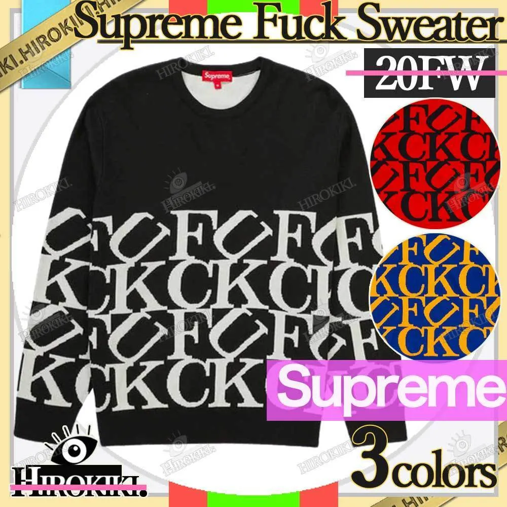 Supreme  |Crew Neck Unisex Street Style U-Neck Collaboration