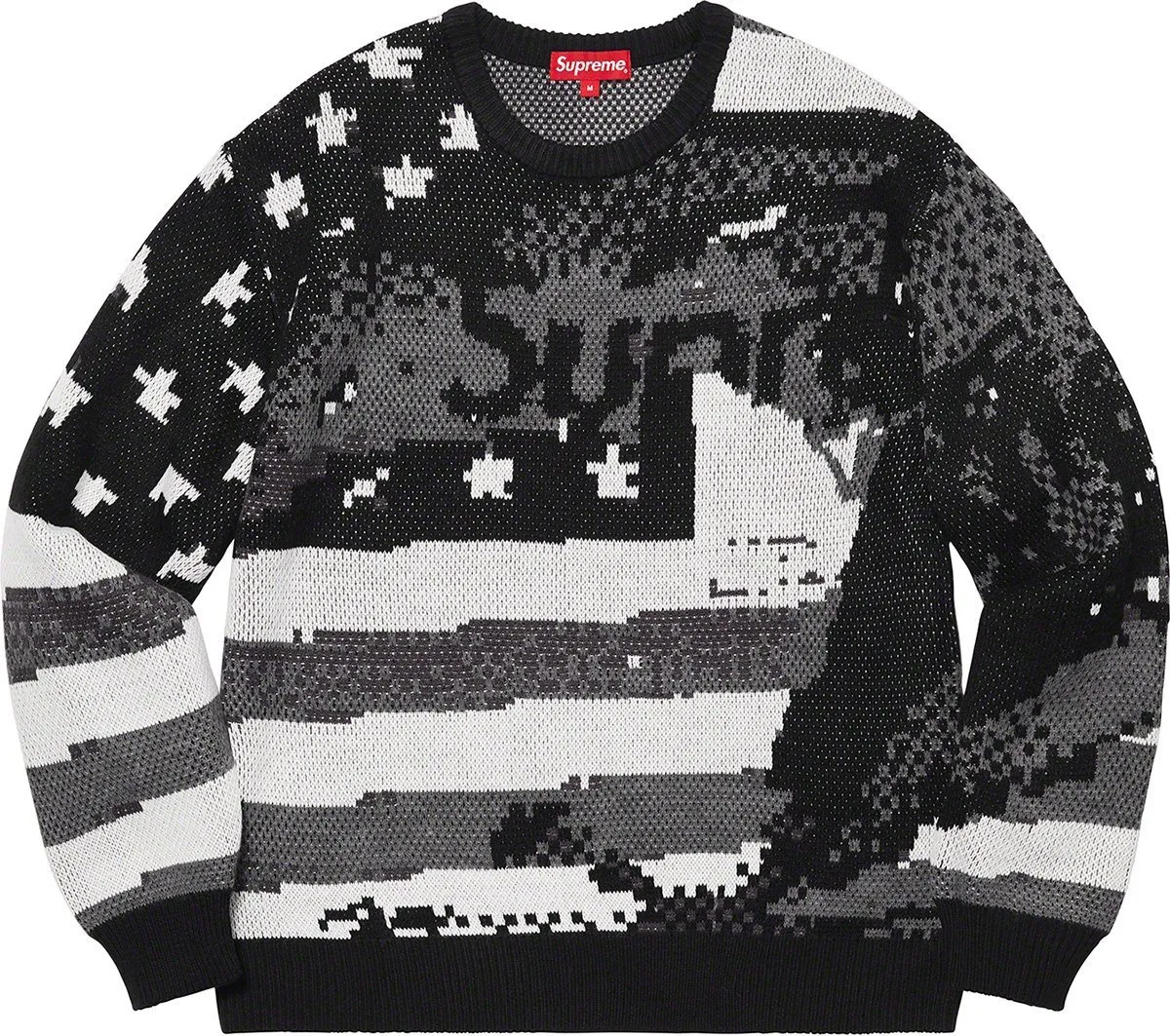 Supreme  |Unisex Street Style Long Sleeves Logo Skater Style Sweaters