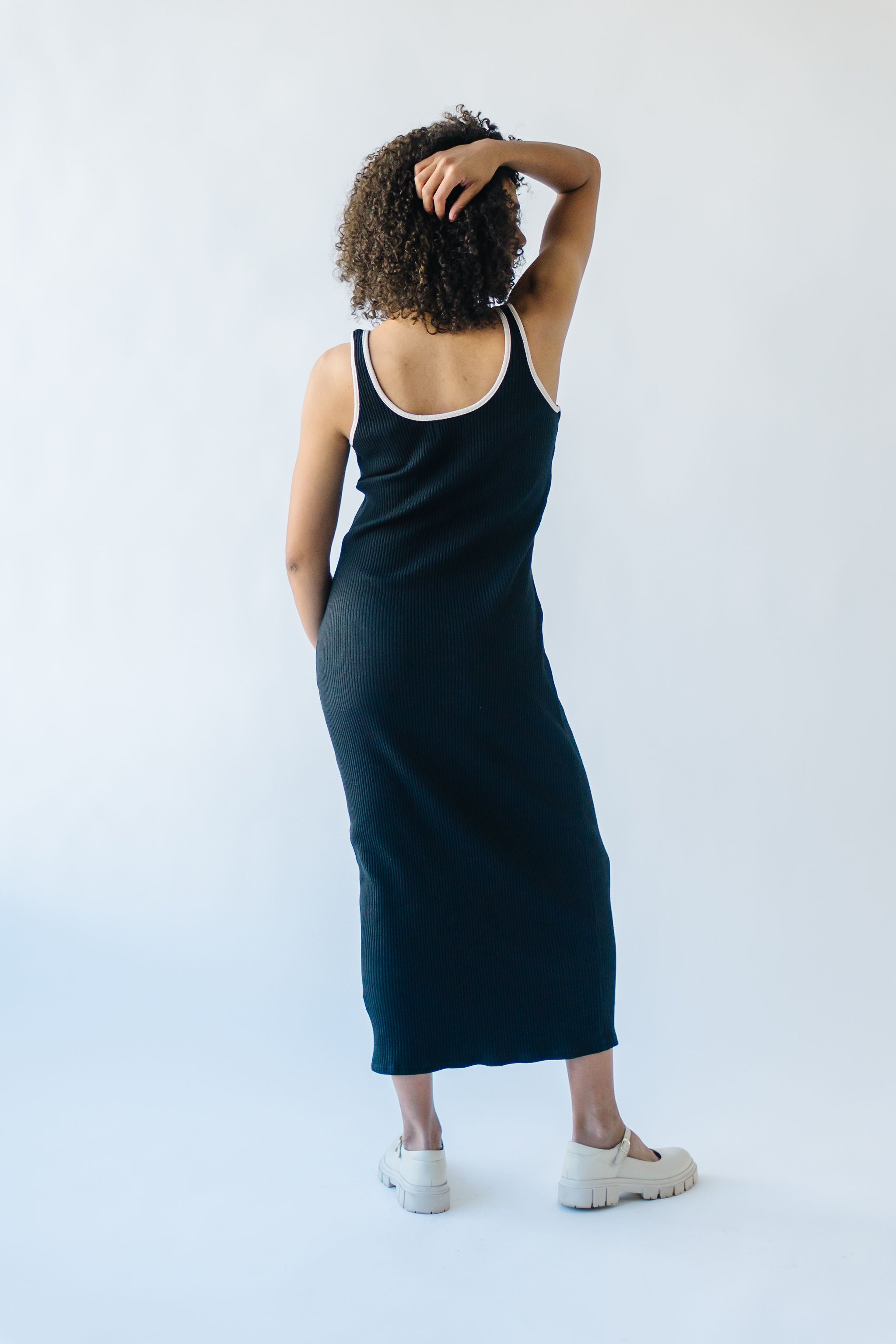 The Alameda Tank Maxi Dress in Black