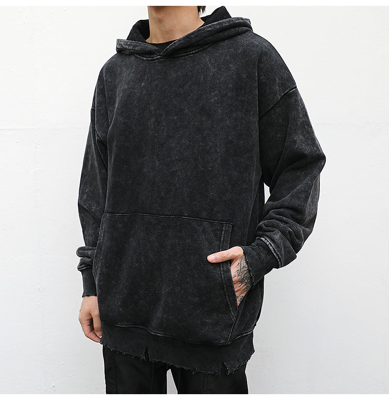 The Distressed Loose Hoodie