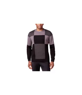 Tricots St Raphael Mens Patchwork Colorblock Pullover Sweater