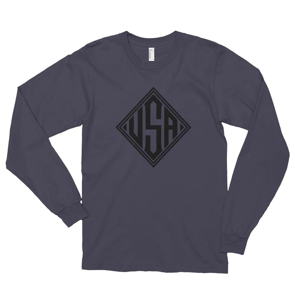 USA Designs - Long sleeve t-shirt (unisex) - Diamond