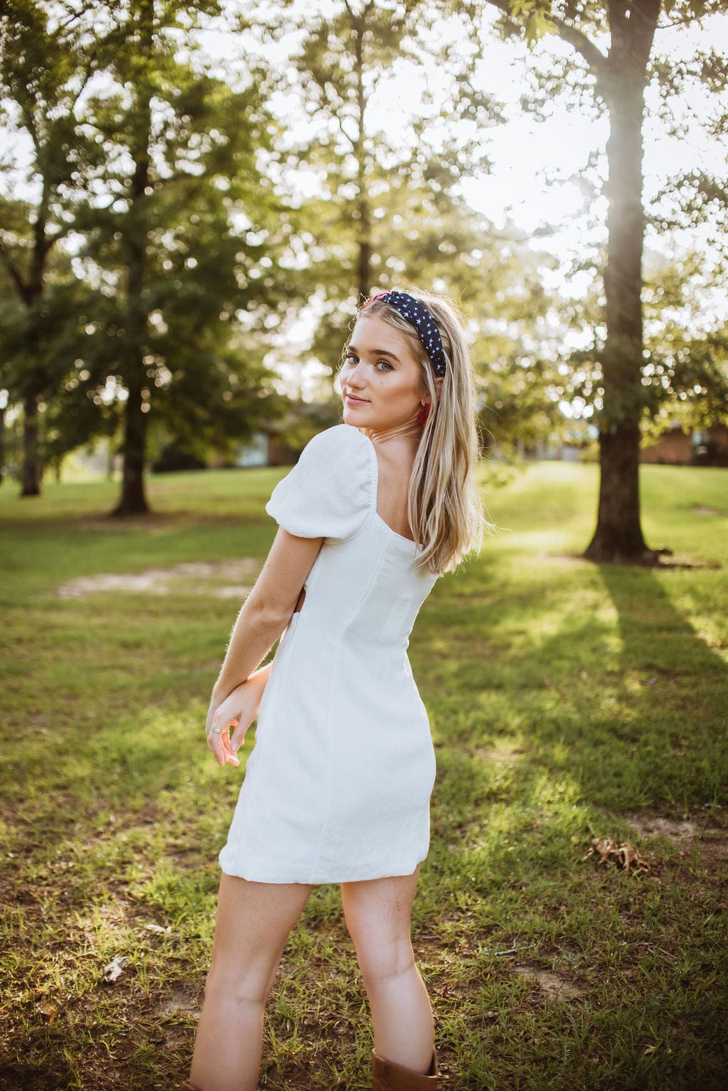 USA Flag Cloth Headband