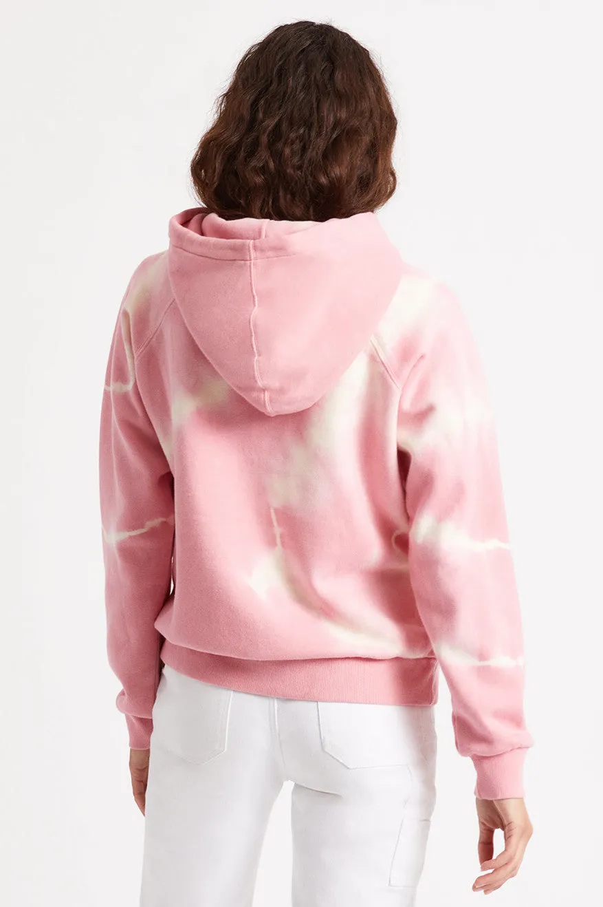 Vintage Raglan Hoodie - Dusty Rose